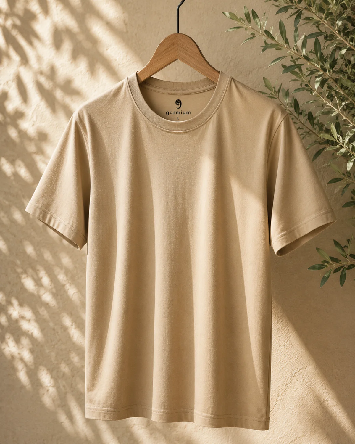 Supima Crew Tee — Golden Dawn